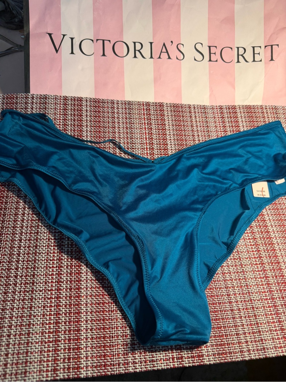 Victoria's Secret Teal Blue Bikini Bottoms